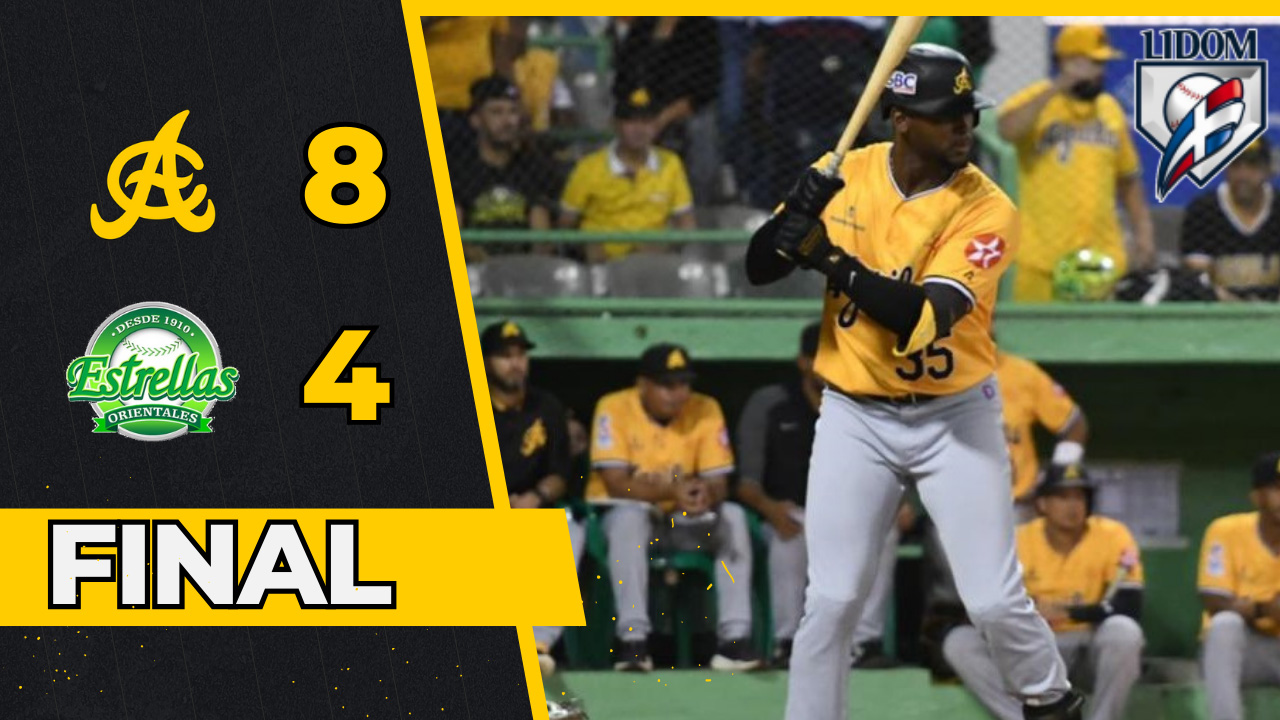 Las Águilas contaron con una brillante noche de Alexander Canario