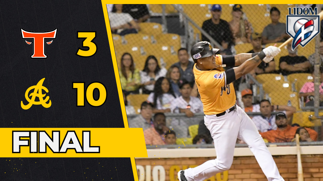 Primera victoria de Águilas Cibaeñas en el torneo