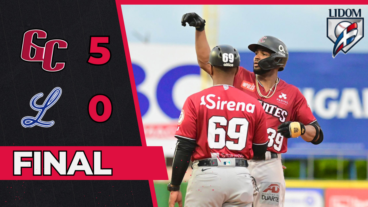 Con una blanqueada, los Gigantes cortan mala racha ante el Licey