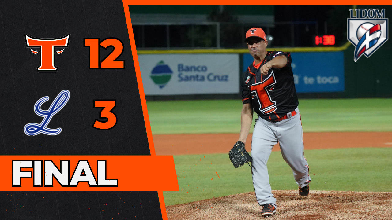 Raúl Valdés se mostro dominante ante Licey