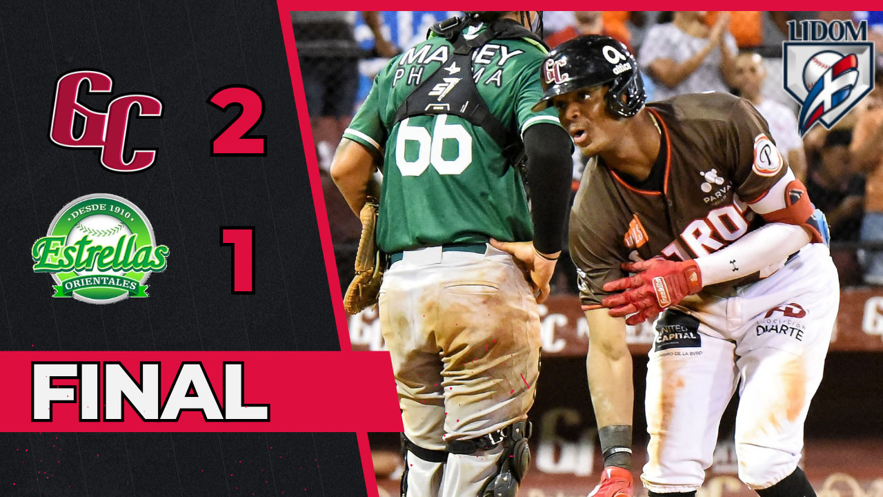 Los Gigantes del Cibao se alzaron con una victoria de 2-1 sobre las Estrellas