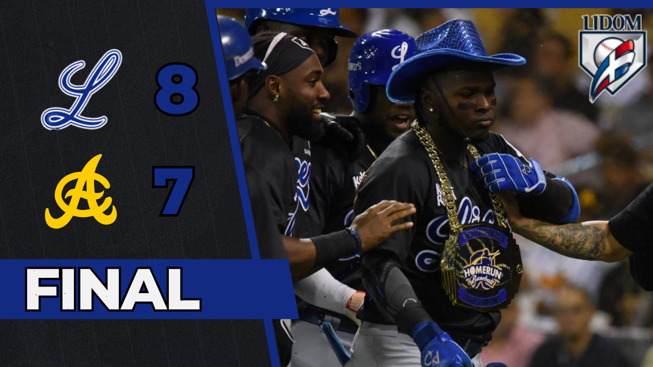 Michael de León impulso 3 carreras en la victoria de los Tigres del Licey