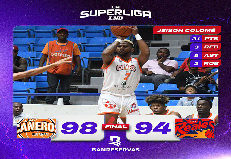 Yeison Colomé lidero en ataque a los Cañeros