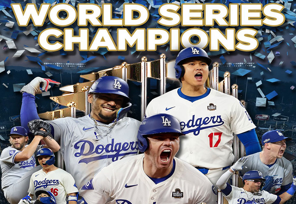Los Dodgers consiguen su octava Serie Mundial