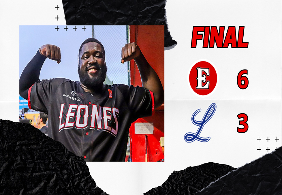 Sandber Pimentel conecto jonron por los 411