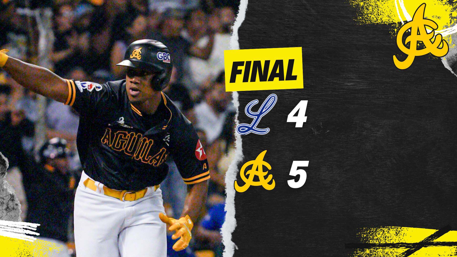 Eddys Leonard conecto el hit de oro en la 8va entrada