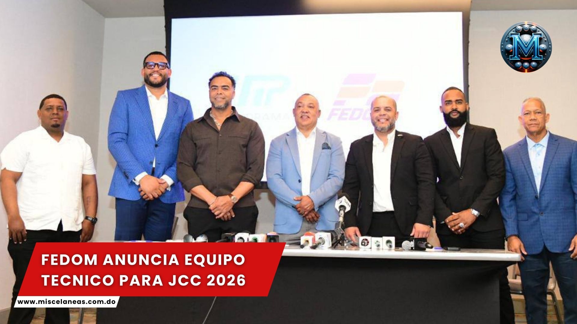 FEDOM presenta equipo técnico y de operaciones para JCC 2026