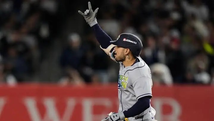 Victor Mesa Jr. de los Tampa Bay Rays